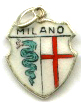 Milano (Milan) Italy : Coat of Arms Travel Shield Charm 2
