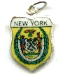 New York - New York City Seal Travel Shield Charm