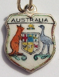 Australia - Travel Shield Charm - Click Image to Close